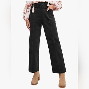 Casual Winter Straight Leg Elastic Waist Corduroy Pants #1175 NWOT